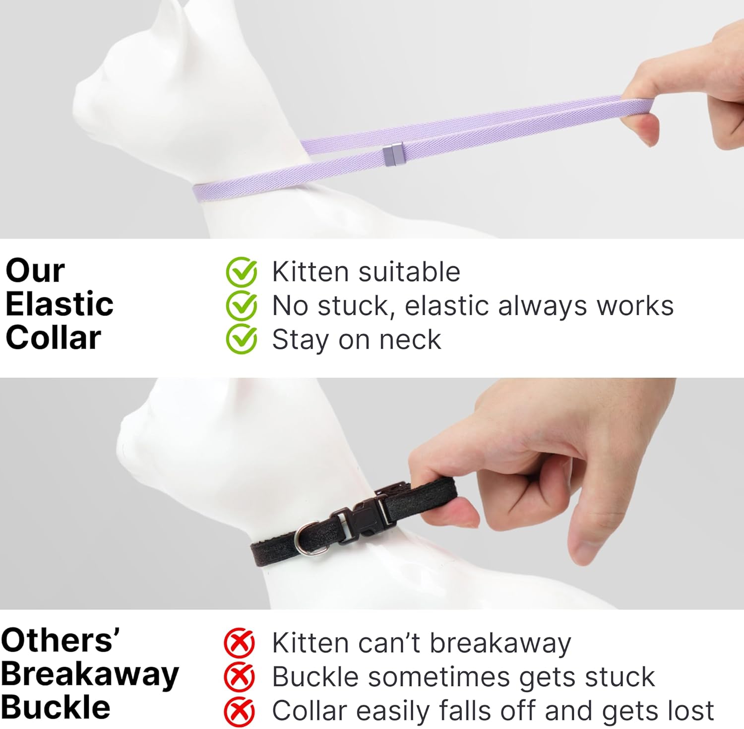 BuddyArmor  - Anti-Chocking Elastic Cat Collar